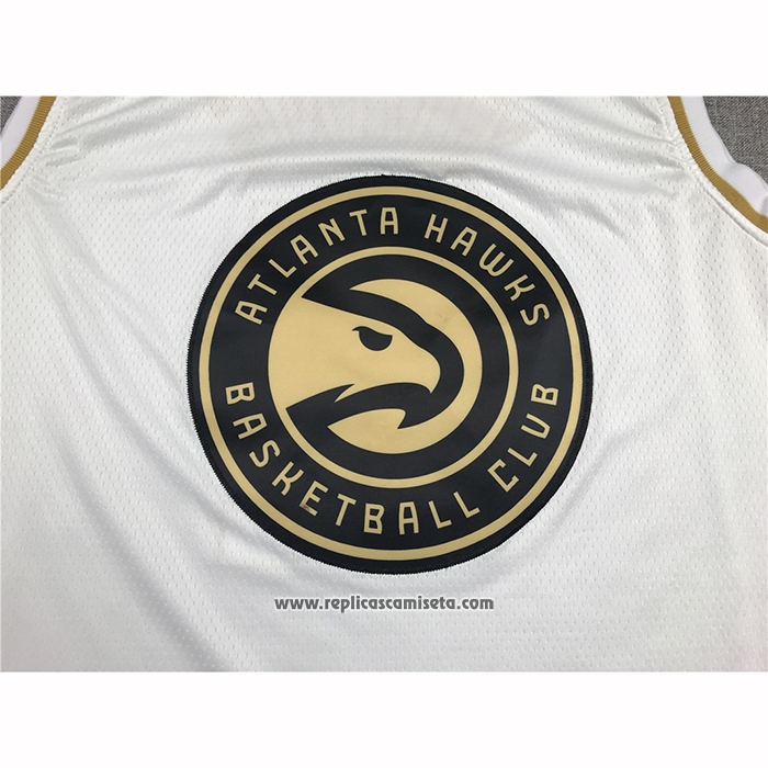 Camiseta Golden Edition Atlanta Hawks Trae Young #11 Blanco